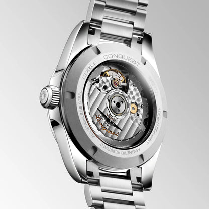 Longines Uhr Conquest 38mm Silber Automatik Stahl L3.720.4.72.6