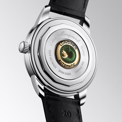 Longines Uhr Conquest Heritage 40mm grün Automatik Stahl L1.650.4.02.2