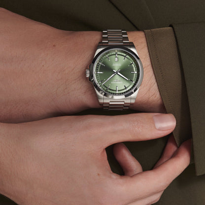 Longines Uhr Conquest 2023 41mm grün Stahl Automatik L3.830.4.02.6