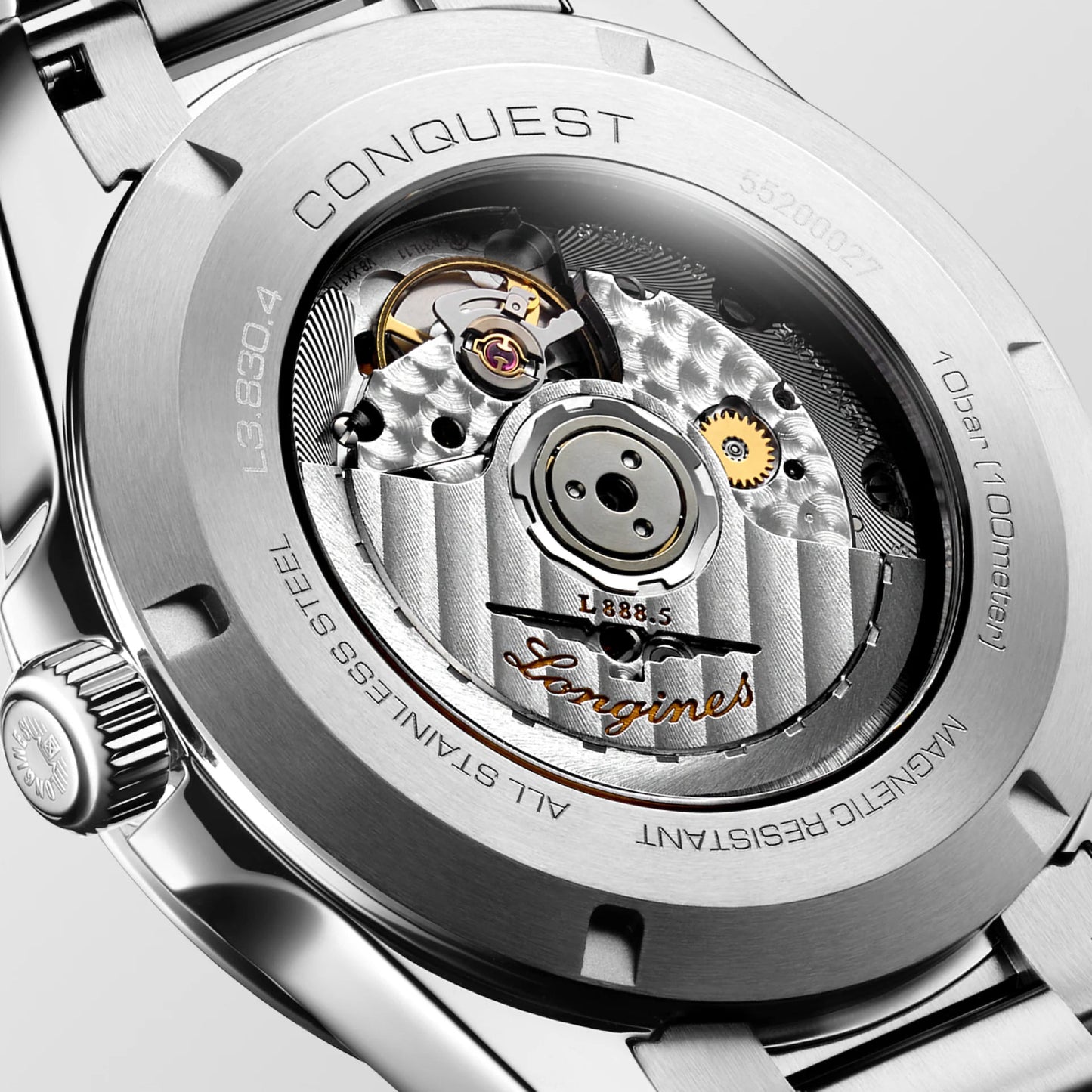 Longines Uhr Conquest 2023 41mm grün Stahl Automatik L3.830.4.02.6