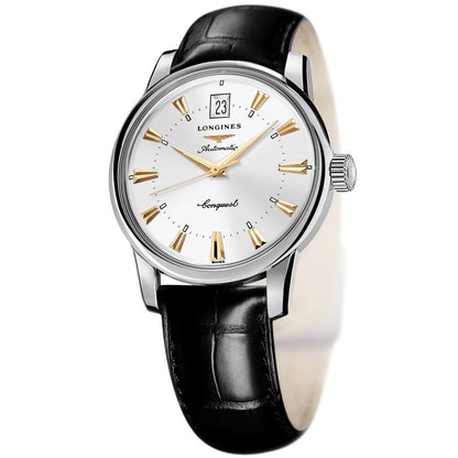 Longines Uhr Conquest Heritage 40mm Silber Automatik Stahl L1.645.4.75.4