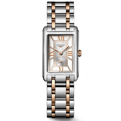 Longines Uhr DolceVita 20,8x32mm weiß Quarz Stahl L5.255.5.75.7