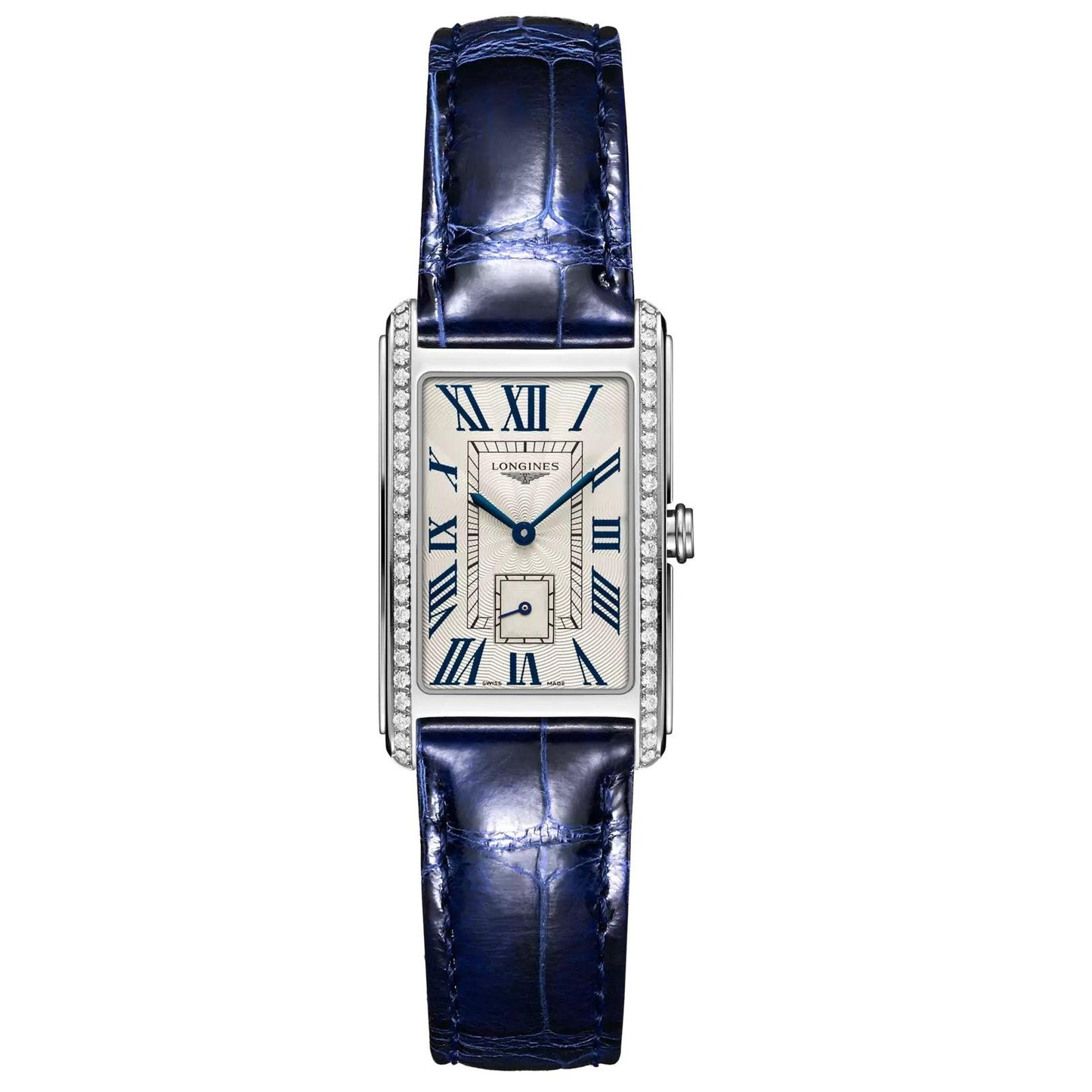 Longines Uhr DolceVita 23.30 x 37.00mm silber Diamanten Quarz Stahl L5.512.0.71.7