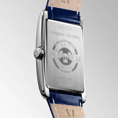 Longines Uhr DolceVita 23.30 x 37.00mm silber Diamanten Quarz Stahl L5.512.0.71.7