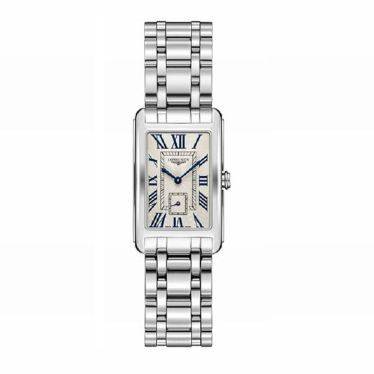 Longines Armbanduhr DolceVita 23,30x37mm silber Quarz Stahl L5.512.4.71.6
