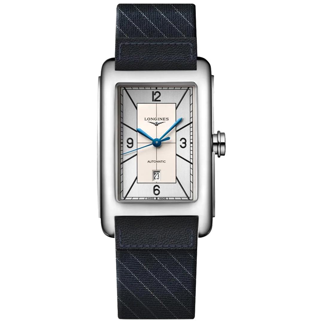 Longines Uhr Dolcevita 27x43mm Silber automatisch Stahl L5.757.4.73.8
