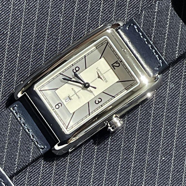 Longines Uhr Dolcevita 27x43mm Silber automatisch Stahl L5.757.4.73.8