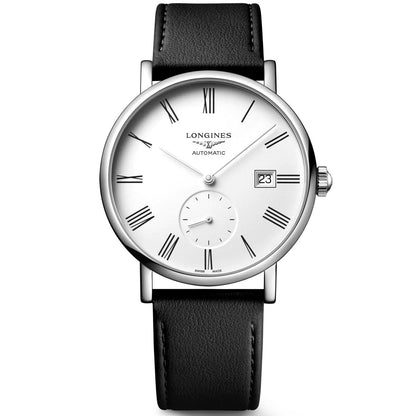 Longines Uhr Elegant Collection 39mm weiß Automatik Stahl L4.812.4.11.0