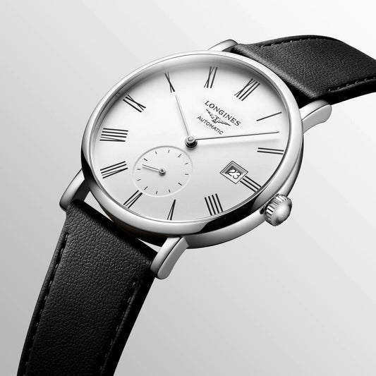 Longines Uhr Elegant Collection 39mm weiß Automatik Stahl L4.812.4.11.0