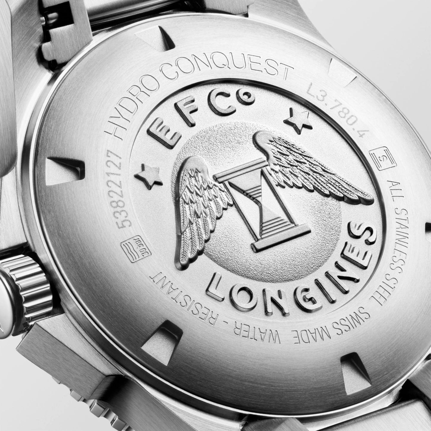 Longines Uhr HydroConquest 39mm blau Automatik Stahl L3.780.4.96.6