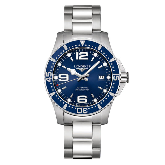 Longines Armbanduhr HydroConquest 41mm blau Automatik Edelstahl L3.742.4.96.6