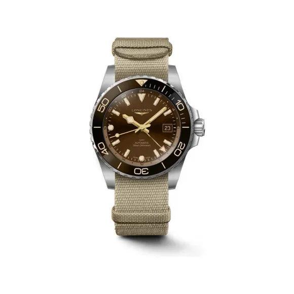 Longines Uhr HydroConquest 41mm braun automatisch Stahl L3.790.4.66.2