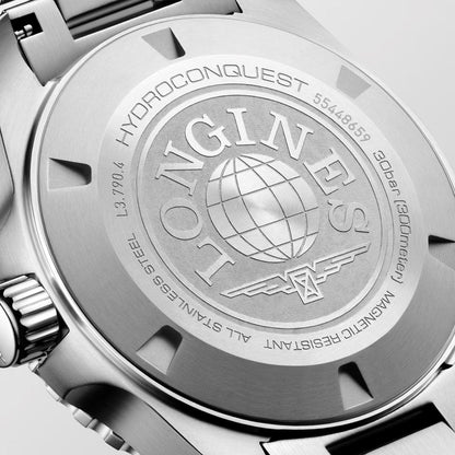 Longines Uhr Hydroconquest GMT 41mm Blau Automatik Stahl L3.790.4.96.6