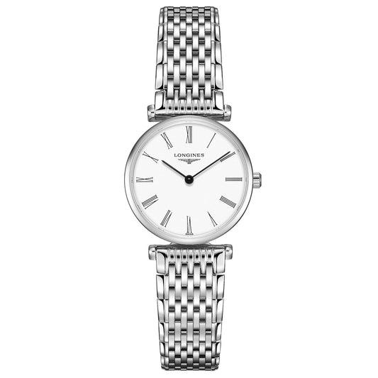 Longines Uhr La Grande Classique 24mm Weiß Stahl Quarz L4.209.4.11.6