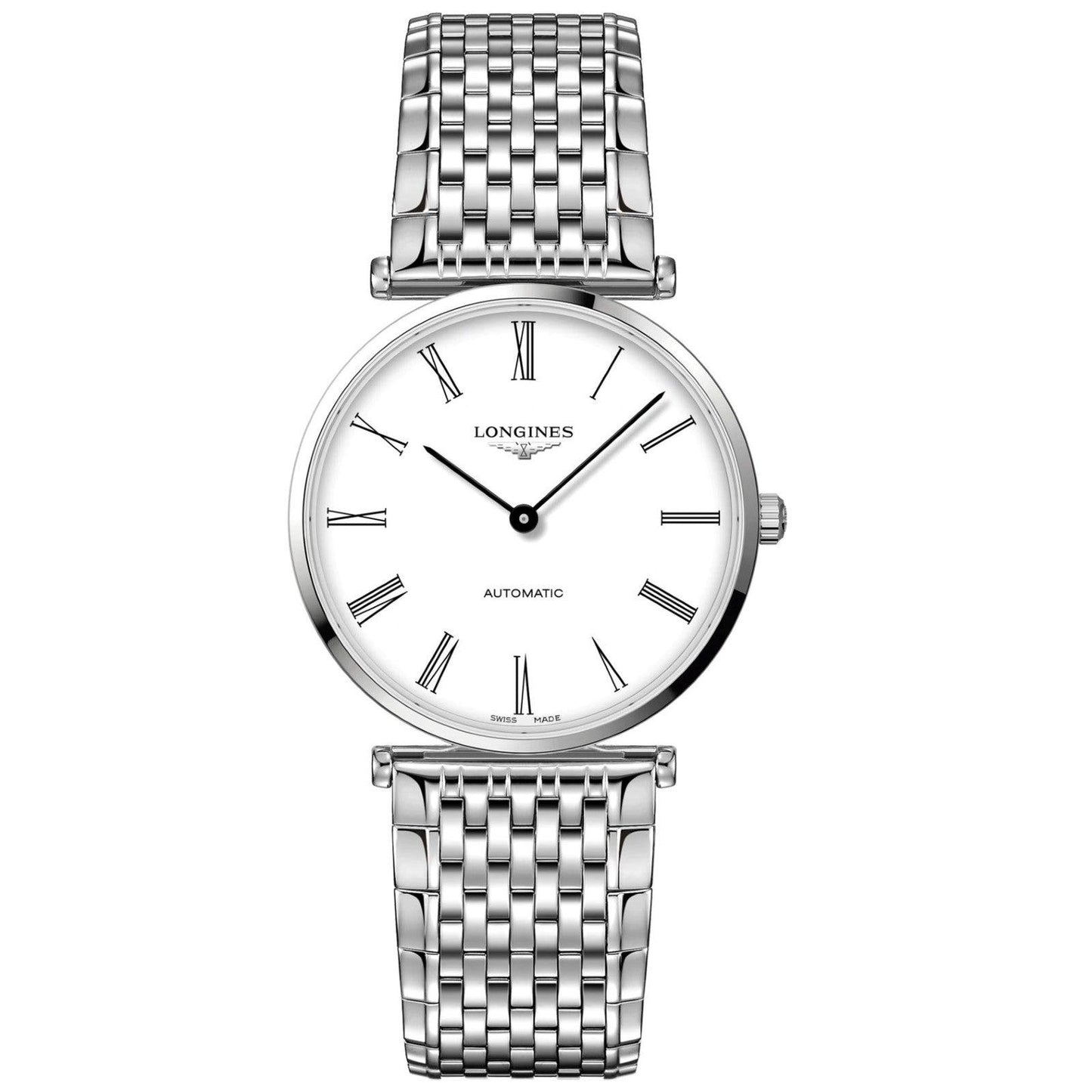 Longines Armbanduhr Le Grande Classique 38mm weiß Automatik Stahl L4.918.4.11.6