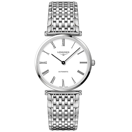 Longines Armbanduhr Le Grande Classique 38mm weiß Automatik Stahl L4.918.4.11.6