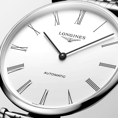Longines Armbanduhr Le Grande Classique 38mm weiß Automatik Stahl L4.918.4.11.6