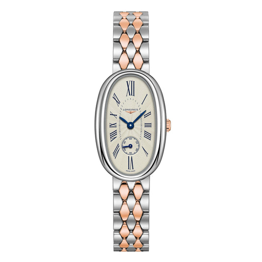 Longines Uhr Longines Symphonette 21,90x34,00mm silber Quarz Stahl 18kt Gold L2.306.5.71.7