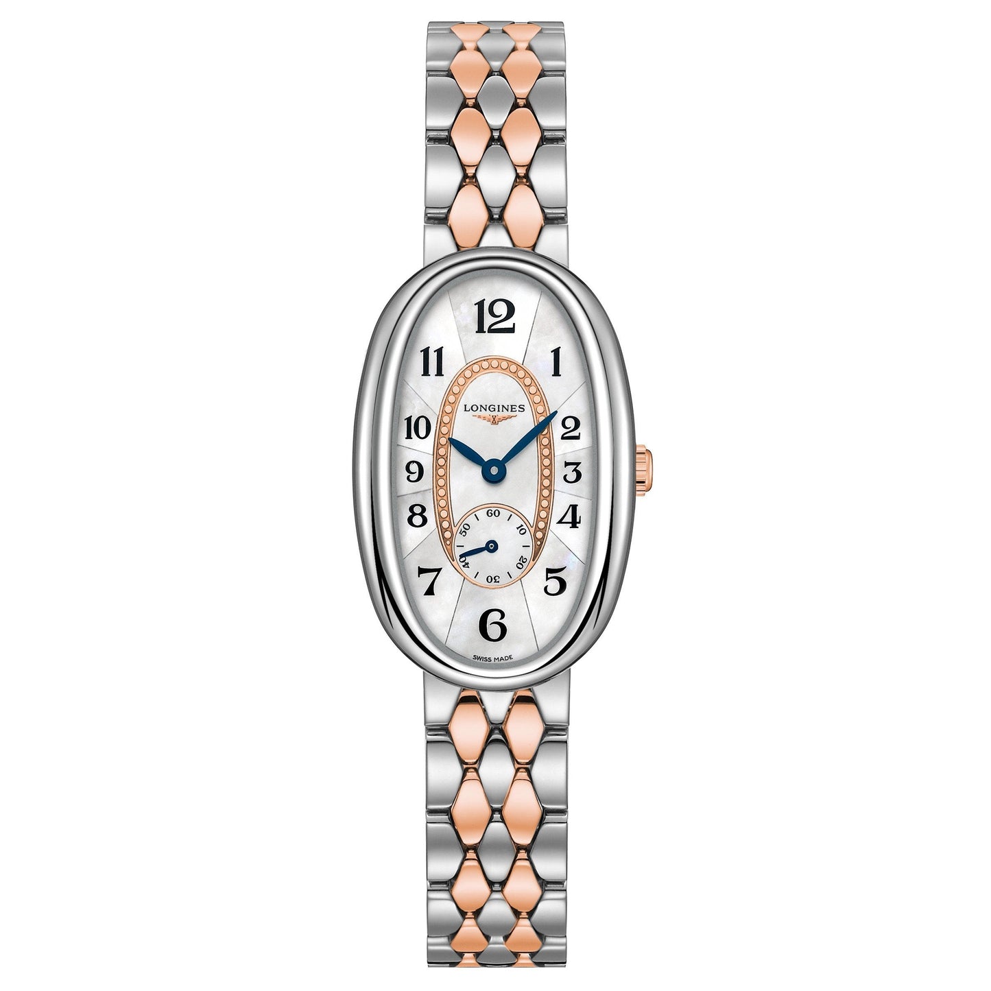 Longines Uhr Longines Symphonette 21,90x34,00mm Perlmutt Quarz Stahl und 18kt Gold L2.306.5.83.7