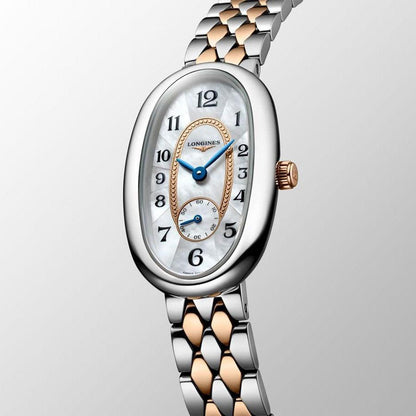 Longines Uhr Longines Symphonette 21,90x34,00mm Perlmutt Quarz Stahl und 18kt Gold L2.306.5.83.7