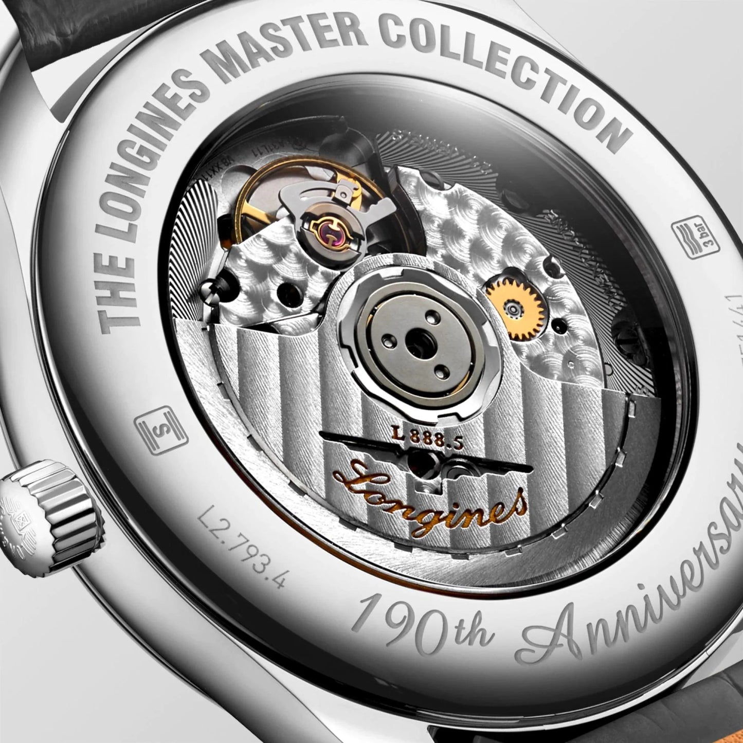 Longines Master Collection 190th Anniversary Uhr 40mm silber automatisch Stahl L2.793.4.73.2