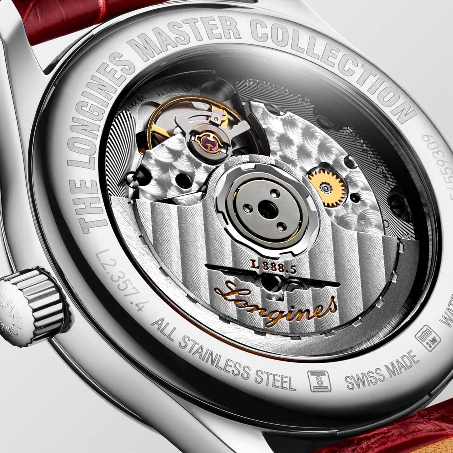 Longines Uhr Master Collection 34mm Perlmutt Diamanten automatisch Stahl L2.357.4.87.2