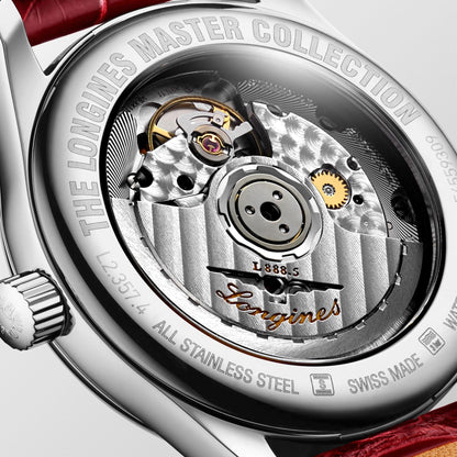 Longines Uhr Master Collection 34mm Perlmutt Diamanten automatisch Stahl L2.357.4.87.2