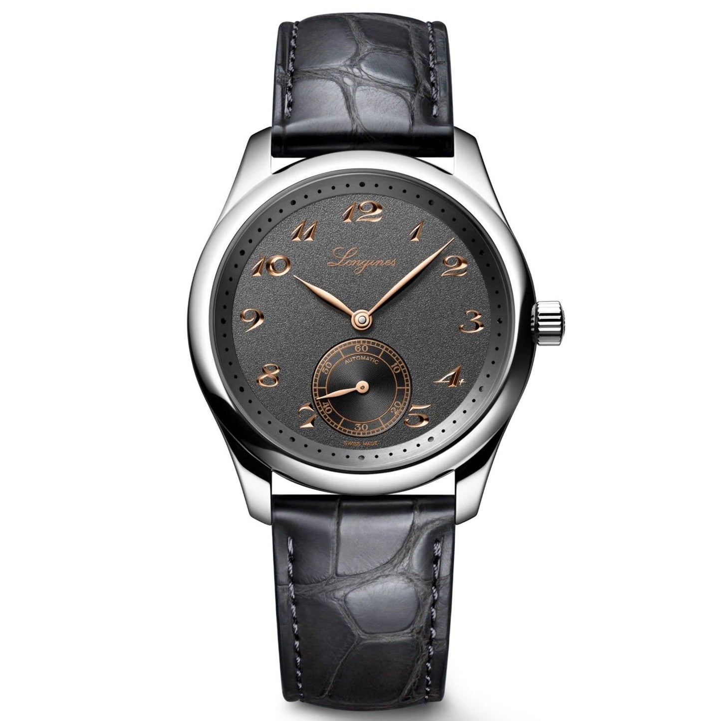 Longines Uhr Master Collection 38mm anthrazit Automatik Stahl L2.843.4.63.2