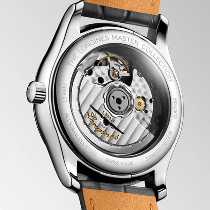 Longines Uhr Master Collection 38mm anthrazit Automatik Stahl L2.843.4.63.2