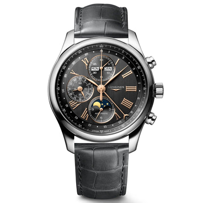 Longines Master Collection 42mm Anthrazit Automatikuhr Edelstahl L2.773.4.61.2