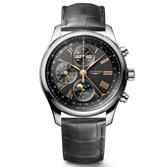 Longines Master Collection 42mm Anthrazit Automatikuhr Edelstahl L2.773.4.61.2