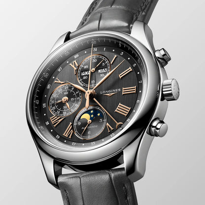 Longines Master Collection 42mm Anthrazit Automatikuhr Edelstahl L2.773.4.61.2