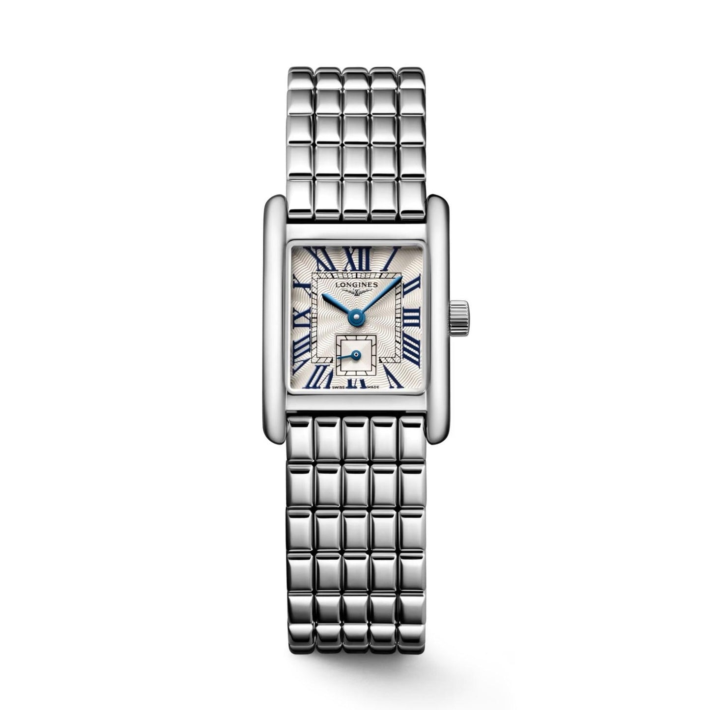 Longines Mini Dolcevita Armbanduhr 21,5x29mm silber Quarz Stahl L5.200.4.71.6