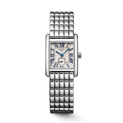 Longines Mini Dolcevita Armbanduhr 21,5x29mm silber Quarz Stahl L5.200.4.71.6
