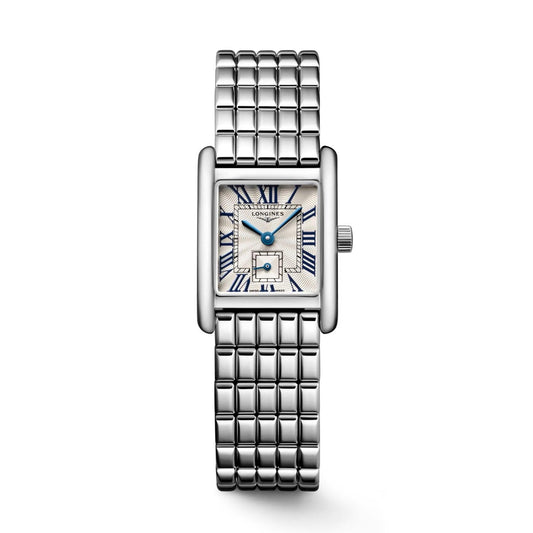 Longines Mini Dolcevita Armbanduhr 21,5x29mm silber Quarz Stahl L5.200.4.71.6