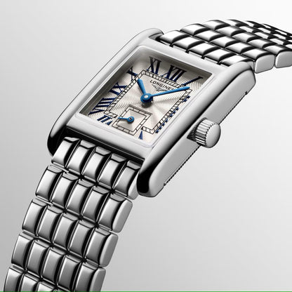 Longines Mini Dolcevita Armbanduhr 21,5x29mm silber Quarz Stahl L5.200.4.71.6