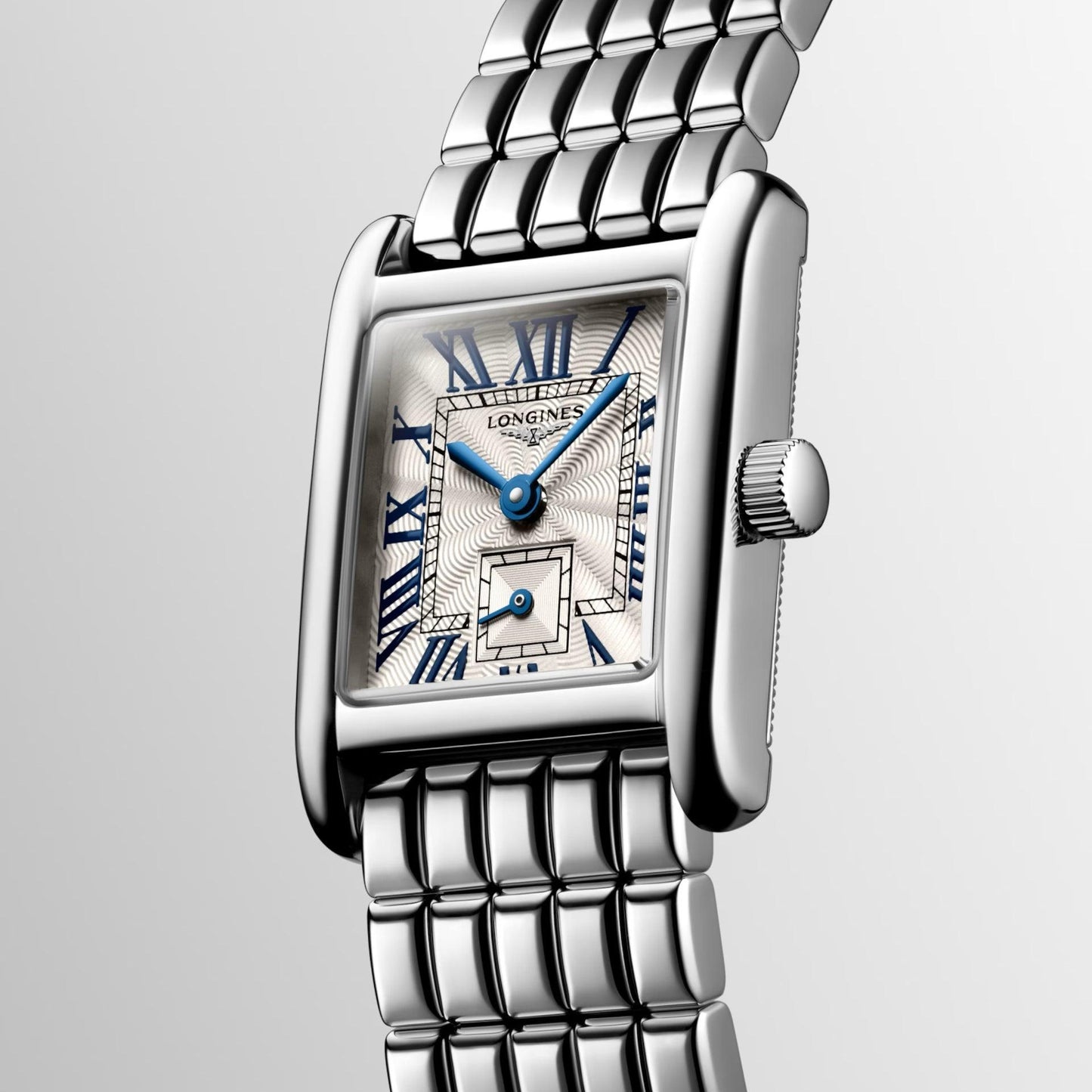 Longines Mini Dolcevita Armbanduhr 21,5x29mm silber Quarz Stahl L5.200.4.71.6