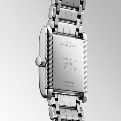 Longines Mini Dolcevita Armbanduhr 21,5x29mm silber Quarz Stahl L5.200.4.71.6