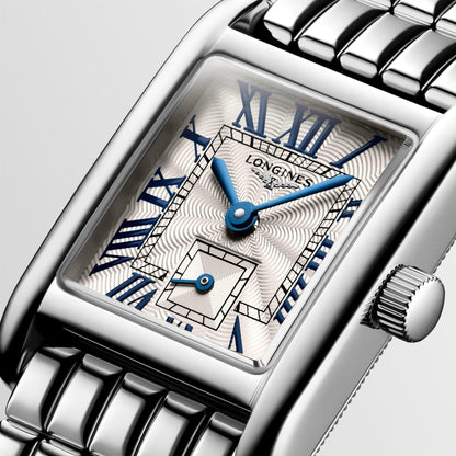 Longines Mini Dolcevita Armbanduhr 21,5x29mm silber Quarz Stahl L5.200.4.71.6