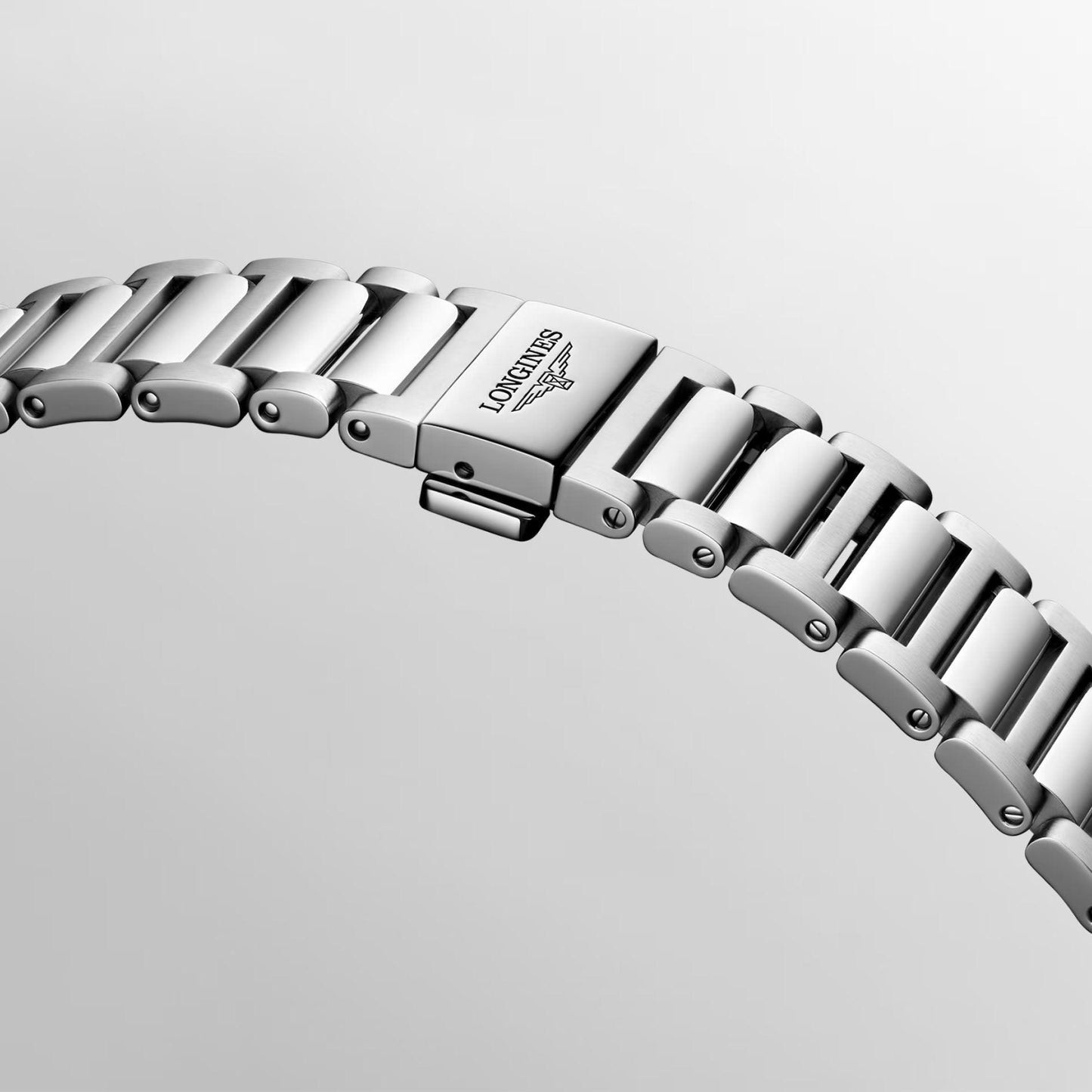 Longines Uhr New Conquest 42mm silber Automatik Stahl L3.835.4.72.6