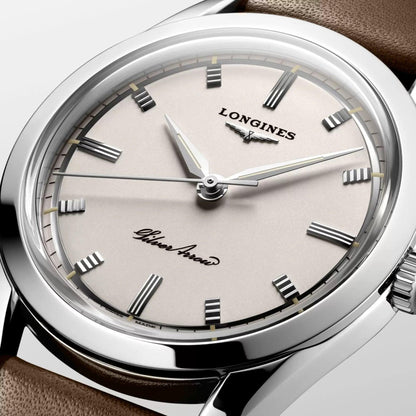 Longines Uhr Silver Arrow 38,5mm silber Automatik Stahl L2.834.4.72.2