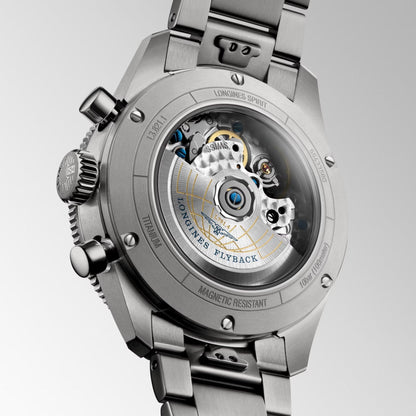 Longines Spirit Flyback Automatikuhr 42mm Anthrazit Titan L3.821.1.53.6