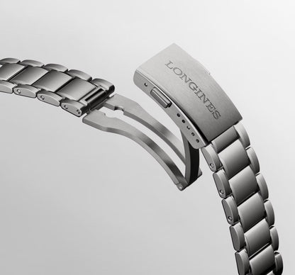 Longines Spirit Flyback Automatikuhr 42mm Anthrazit Titan L3.821.1.53.6
