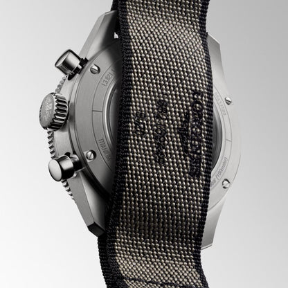 Longines Uhr Spirit Flyback Titan 42mm anthrazit Automatik Titan L3.821.1.53.2