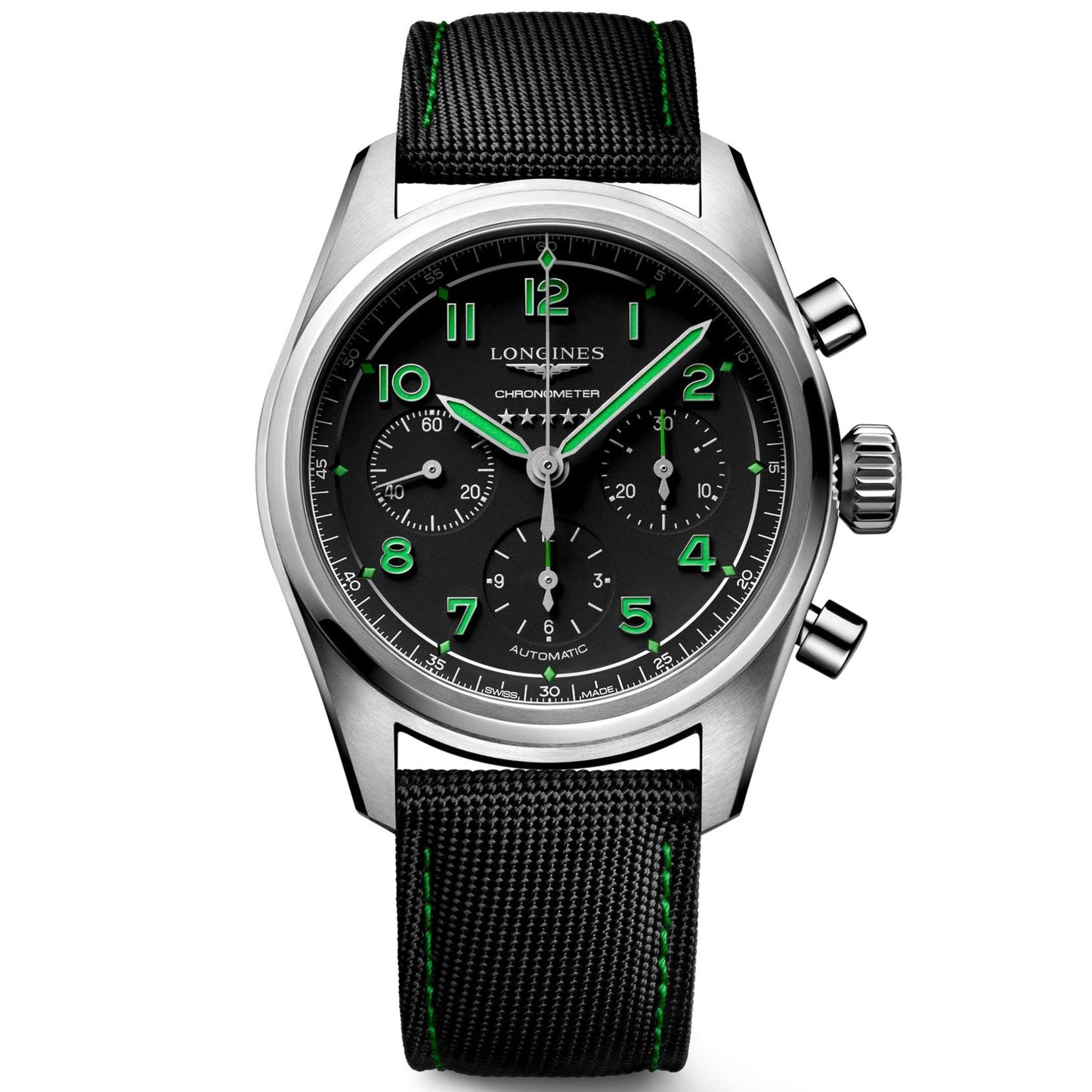 Longines Uhr Spirit Pioneer Edition 42mm schwarz Automatik Titan L3.829.1.53.2