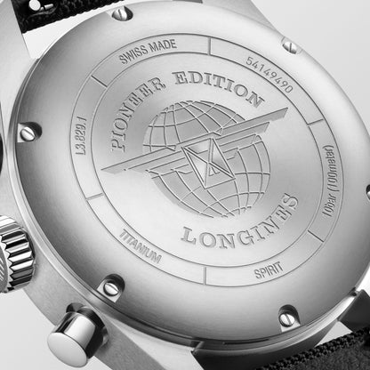 Longines Uhr Spirit Pioneer Edition 42mm schwarz Automatik Titan L3.829.1.53.2