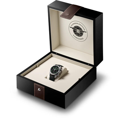 Longines Uhr Spirit Pioneer Edition 42mm schwarz Automatik Titan L3.829.1.53.2