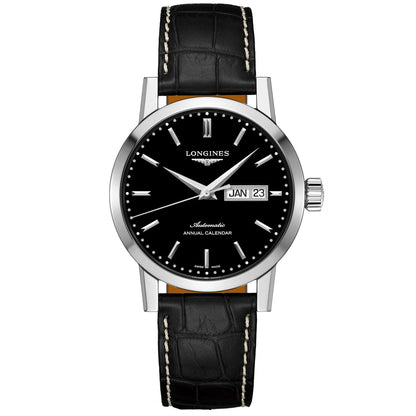 Longines Uhr The Longines 1832 40mm schwarz automatisch Stahl L4.827.4.52.0