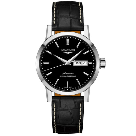 Longines Uhr The Longines 1832 40mm schwarz automatisch Stahl L4.827.4.52.0