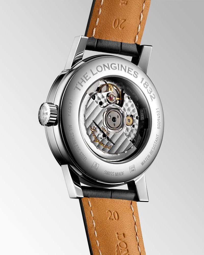 Longines Uhr The Longines 1832 40mm schwarz automatisch Stahl L4.827.4.52.0